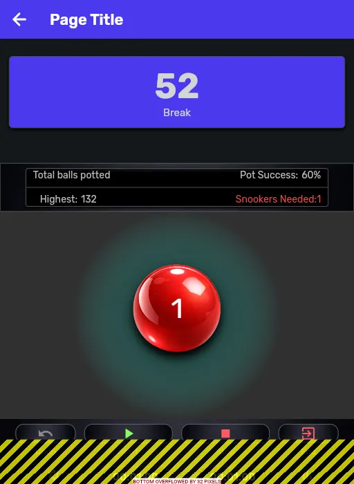 Snooker practice app builder for custom drills in Snook Ref